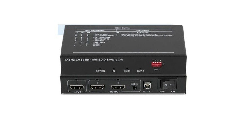 帶3.5音頻解嵌的4K60 HDMI分配器你見過嗎？